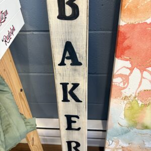 Wood Bakery Sign