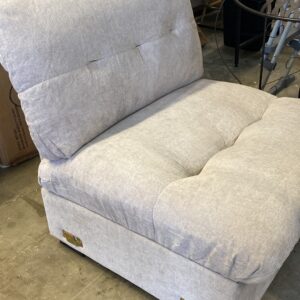 Deep Seated Super Comfy Beige Chair.  This is part of an incomplete couch set.
