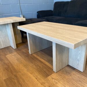 Breunig Two Piece Coffee and End Table Set. Heavy!