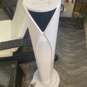 Tower Fan w/Remote. White