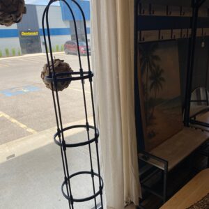 Flower Trellis. Plastic with Metal Inside Posts. 71x9"