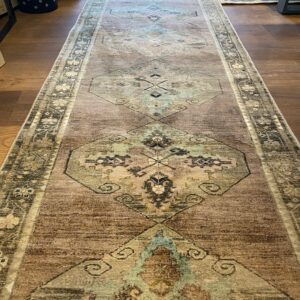 Magnolia Home x Loloi washable runner in clay/tabacco. 2'3x11'6