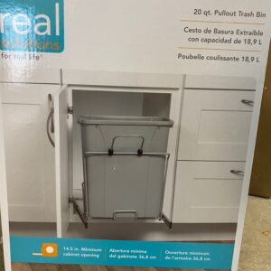 Real Solutions 20qt Pull Out Garbage Bin