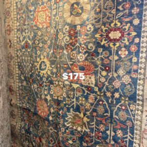 Safaveigh “ Kashan in blue/tan. 8x10