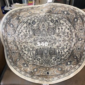 Nourison Home “Quarry”. Four foot round.